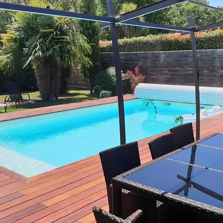 Casa de Férias Avec Piscine Chauffee Moliets-et-Maa