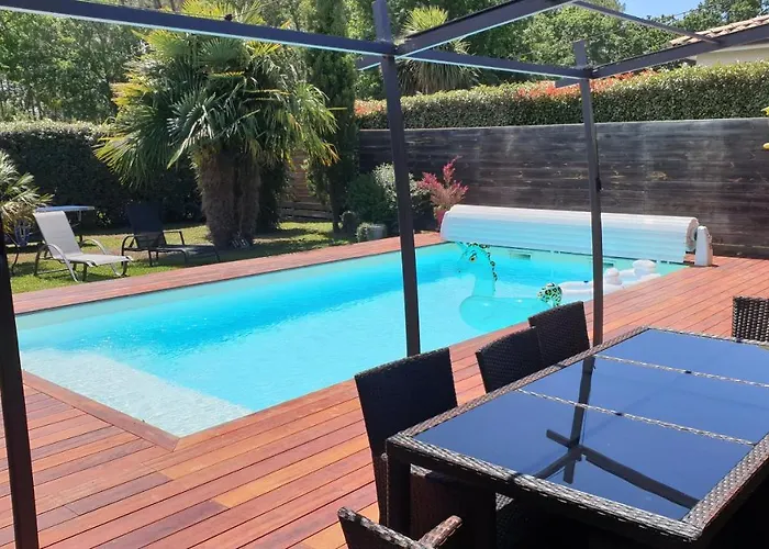 Feriehus Avec Piscine Chauffee Moliets-et-Maa